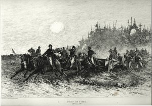 Juste à temps. Artillerie. - Edwin Austin Forbes